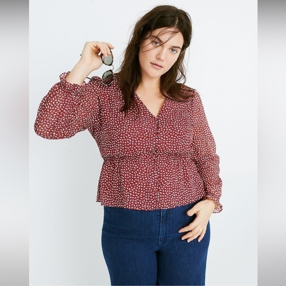 Madewell Tops - Madewell Overture Top in Ditsy Flowers Women’s Size XL
